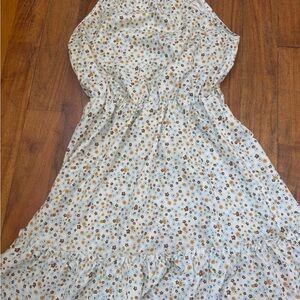 SHEIN Floral Print Sleeveless Dress